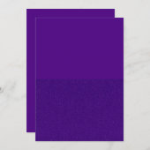 Carte plate violette – Dessus uni, dessous texturé (Devant / Derrière)
