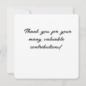 Carte plate Volontaire Soleil (Dos)