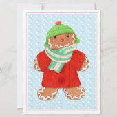 Carte plate WOOLIE GINGERPREAD 6,5 x 8,75 (Devant)