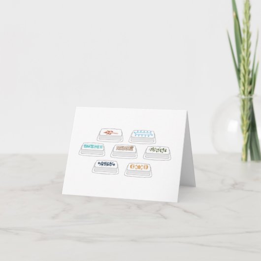 Carte Plats au beurre Pyrex (Devant)