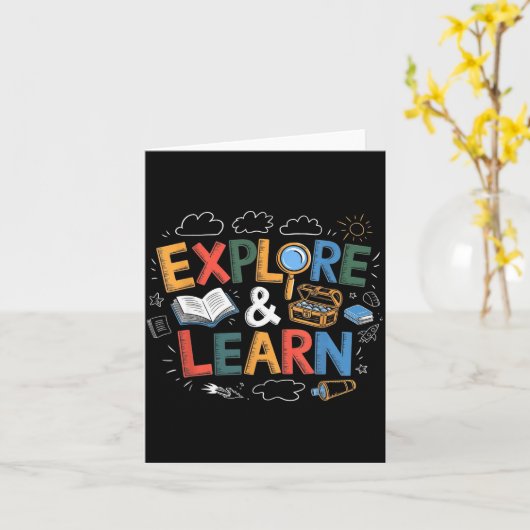 Carte Play Is Learning Explore And Learn Preschool Teach (Fleur jaune)