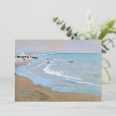 Carte Playa de Valencia | Joaquín Sorolla (Debout devant)