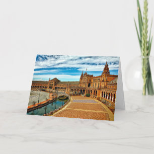 Carte Plaza de Espana, Séville. Espagne