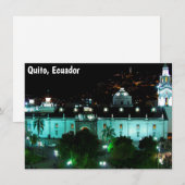 Carte Plaza de la Independencia, Quito, Equateur (Devant / Derrière)