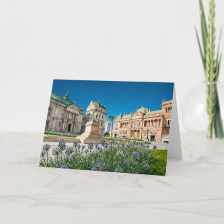 Carte Plaza de Mayo Buenos Aires Argentina Watercolor