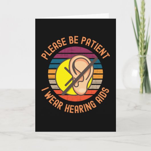 Carte Please Be Patient I (Devant)