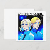 Carte Pleiadian Alien Race et UFO (Devant / Derrière)