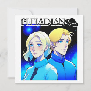 Carte Pleiadian Alien Race et UFO