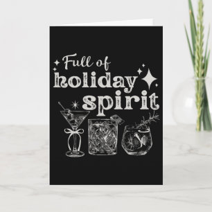 Carte Plein de vacances Spirit Vin Tail Noël fête