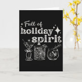 Carte Plein de vacances Spirit Vin Tail Noël fête (Fleur jaune)