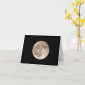 Carte Pleine lune (Fleur jaune)