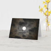 Carte Pleine lune (Fleur jaune)