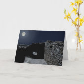Carte Pleine lune au-dessus de Chaco (Fleur jaune)