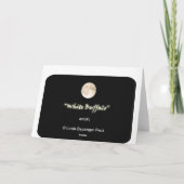 Carte Pleine lune de Buffalo Blanc (Dos)