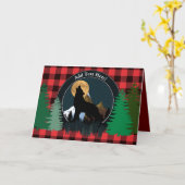 Carte Pleine lune de Howling Wolf (Fleur jaune)