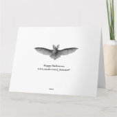 Carte Pleine lune d'Halloween (Dos)