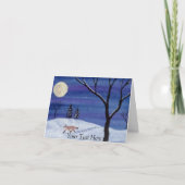 Carte Pleine lune Fox (Devant)