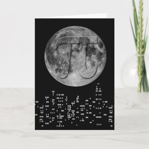 Carte Pleine lune Pi Dans Le Ciel
