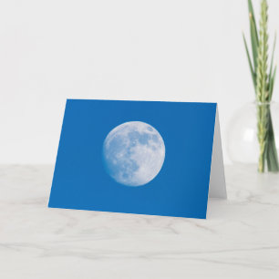 Carte Pleine lune sur la ville de Montréal