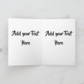 Carte Pleurant bon temps (Intérieur)