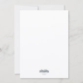 Carte pliable - Après-midi turquoise (Dos)