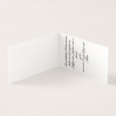 Carte pliée (Inside)