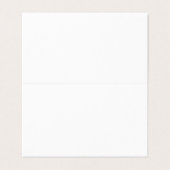 Carte pliée (Outside Unfolded)