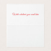 Carte pliée (Inside Unfolded)