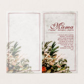 Carte pliée (Outside Unfolded)