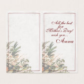 Carte pliée (Inside Unfolded)