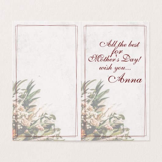 Carte pliée (Inside Unfolded)