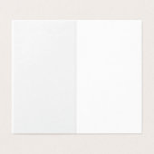 Carte pliée (Outside Unfolded)