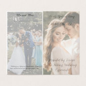 Carte pliée (Outside Unfolded)