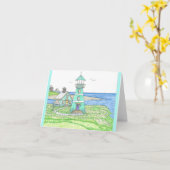 Carte pliée 5 du phare (Fleur jaune)