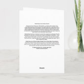 Carte pliée 5 pouces x 7 pouces || Marshmallow (Dos)