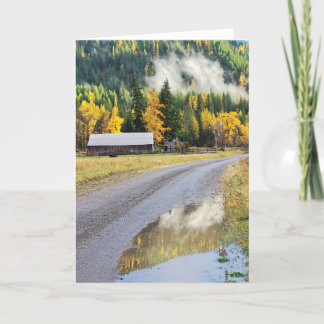 Carte pliée 5 pouces x 7 pouces || Sunny Fall Pudd