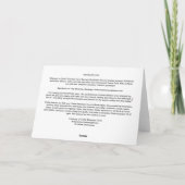 Carte pliée 7 pouces x 5 pouces || Chat athlétique (Dos)