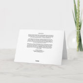 Carte pliée 7 pouces x 5 pouces || Grasshopper (Dos)