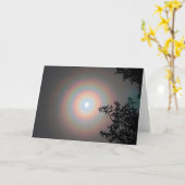 Carte pliée 7 pouces x 5 pouces || Halo de la lune (Fleur jaune)