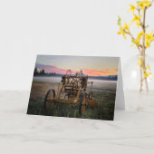 Carte pliée 7 pouces x 5 pouces || Lever de la voi (Fleur jaune)