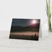 Carte pliée 7 pouces x 5 pouces || Moon Deer (Devant)