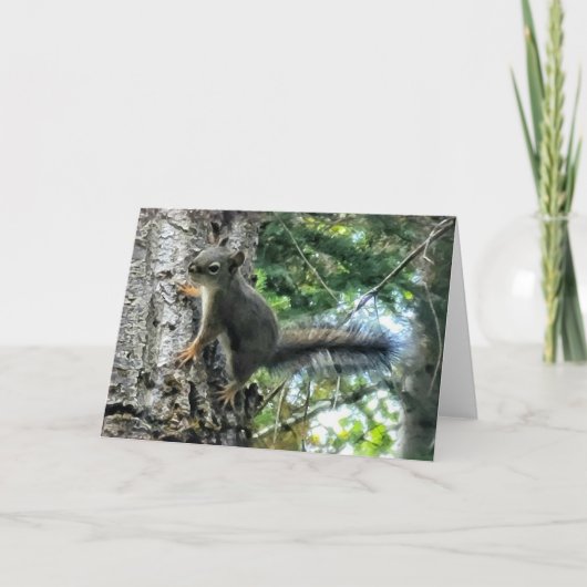 Carte pliée 7 pouces x 5 pouces || Peinture photo  (Devant)