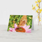 Carte pliée 7 pouces x 5 pouces || Poser un papill (Fleur jaune)