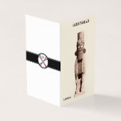 Carte pliée assyrienne (Outside)