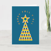 Carte pliée automne à Noël - Candy Corn Tree (Devant)