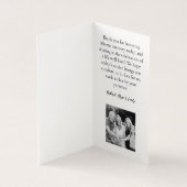 Carte pliée Bereavement (Inside)