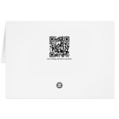 Carte pliée blanche du Kentucky Mansion (Dos Horizontal)