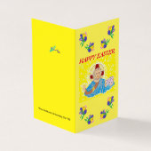 Carte pliée Bonne Pâques (Outside)