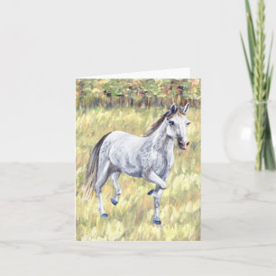 Carte pliée Cheval Blanc