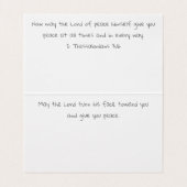 Carte pliée Cheval Violet Paix par Sherry Jarvis (Inside Unfolded)